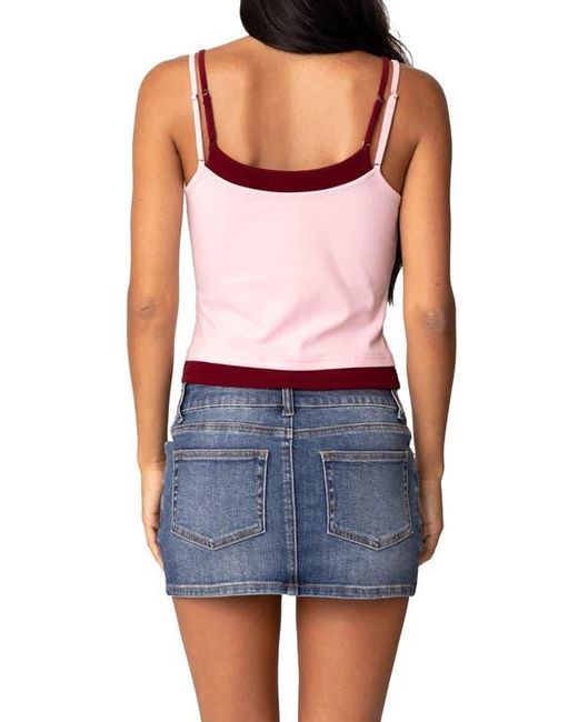 Edikted Blue Element Layered Camisole