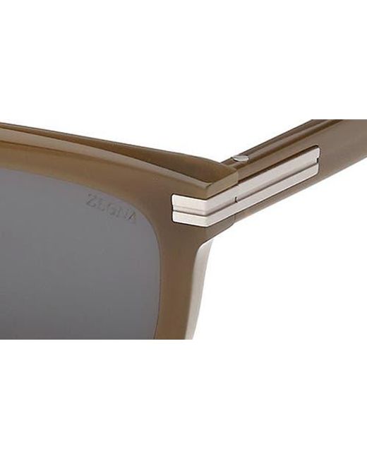Zegna Multicolor 55Mm Rectangular Sunglasses for men