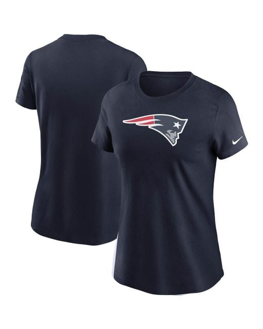 New England Patriots Nike Rewind 3/4-Sleeve T-Shirt - White/Royal