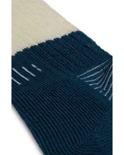 Druthers NYC Blue Vivo Merino Wool Function Blocked Boot Sock for men