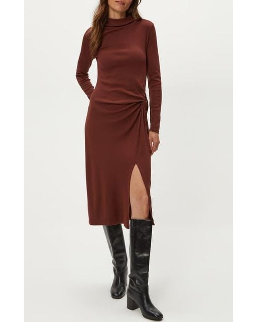 leather skater skirt dress Knit Faux Leather Illusion Skater Dress | Milioa