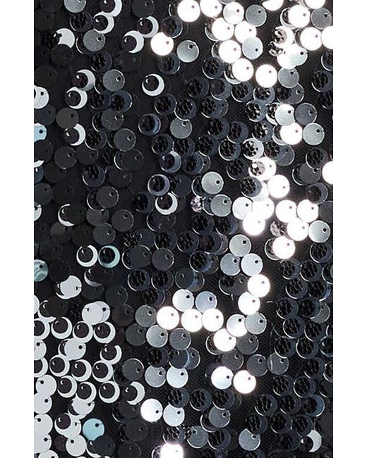 SHO by Tadashi Shoji Black Sequin Sleeveless Minidress