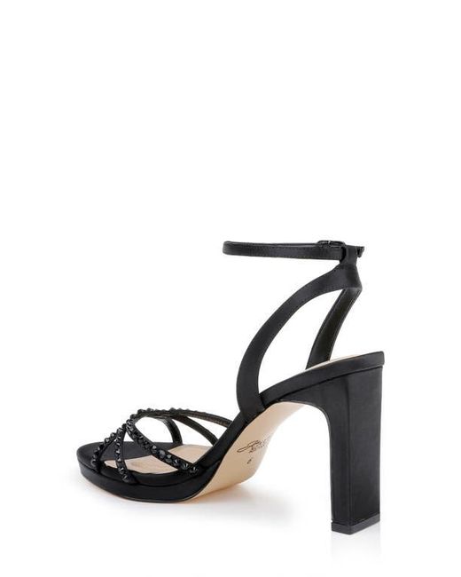 Badgley Mischka Black Iona Ankle Strap Sandal