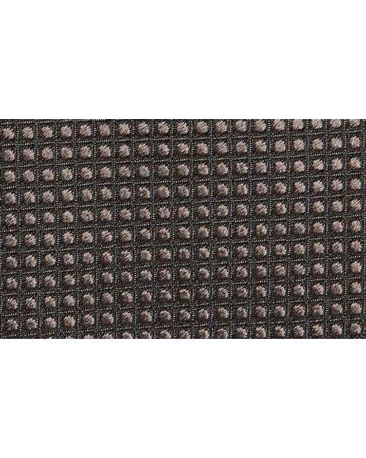 Zegna Black Cerimonia Silk Tie for men