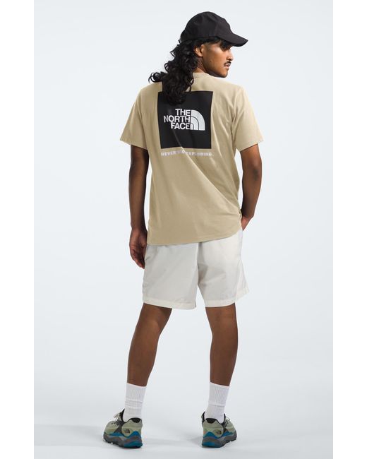 The North Face Natural Nse Box Logo Graphic T-shirt for men