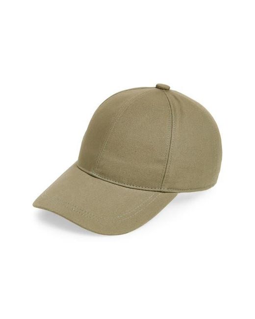 Nordstrom Green Canvas Adjustable Baseball Hat for men