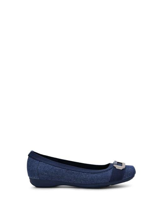 Anne Klein Blue Uplift Flat