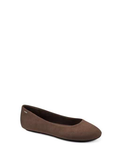 DKNY Brown Moonira Ballet Flat
