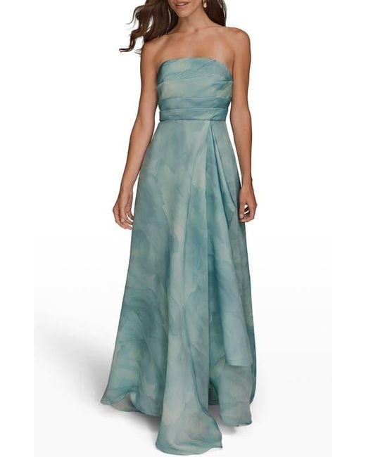 donna karan green dress Donna Karan New York Women's A-Line Halter Dress - Hudson main image 0