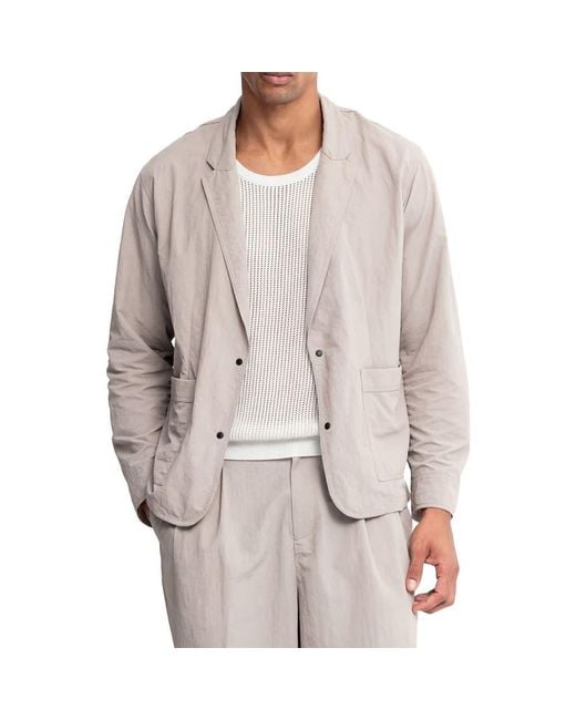 AUTO-REPLY™ Gray Beach Blazer for men