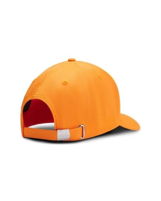 Boss Orange Poulin Lux Flag Patch Adjustable Baseball Cap for men