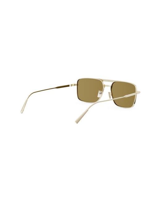 Dior Metallic Blacksuit S17U 54Mm Rectangular Sunglasses for men