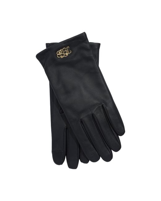 Ralph Lauren Black Hardware Touch Glove