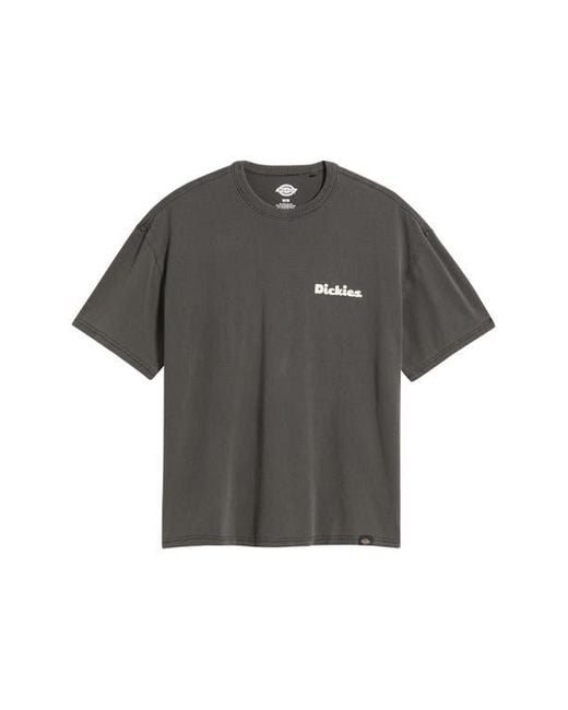 Dickies Gray Slayden Logo Graphic T-Shirt for men