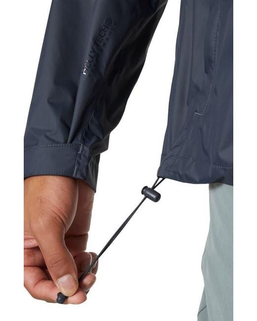 Helly Hansen Blue Loke 2.0 Waterproof Packable Jacket for men