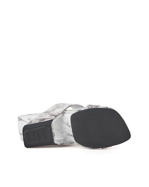 United Nude White Loop Toe Hi Sandals