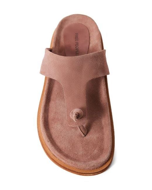 Free People Pink Mika Flip Flop