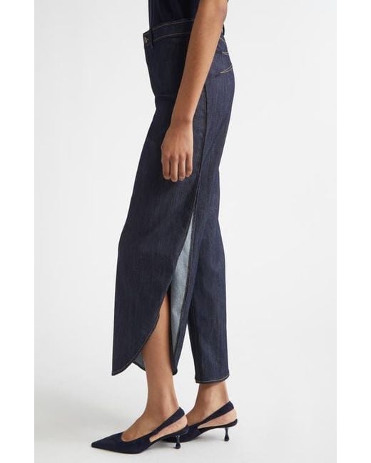 Cinq À Sept Blue Hannah Wide Leg Jeans