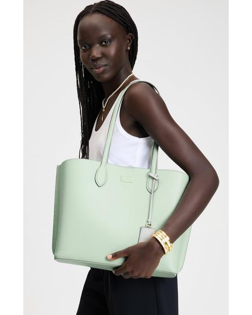 Kate Spade Green Suite Large Leather Tote