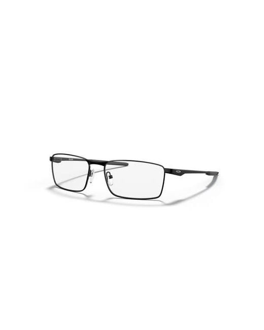 Oakley Brown 57Mm Rectangle Optical Glasses for men