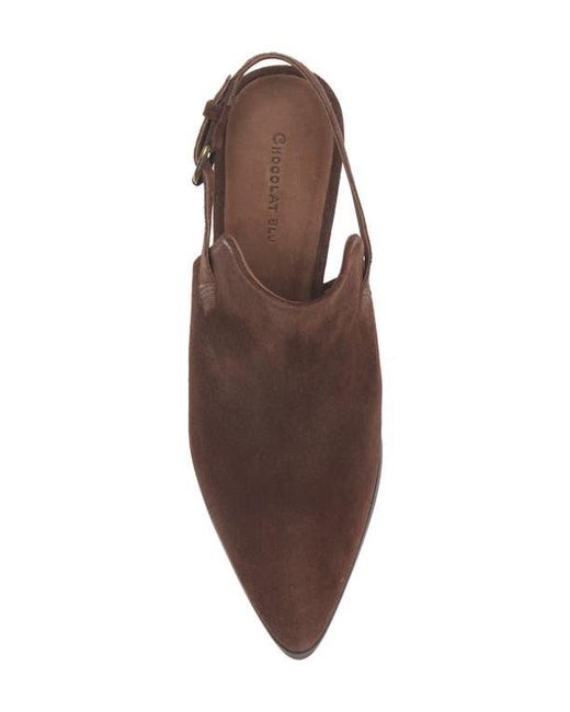Chocolat Blu Brown Evie Slingback Bootie