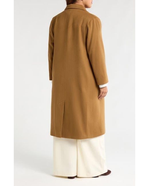Fleurette Natural Holland Longline Wool Coat