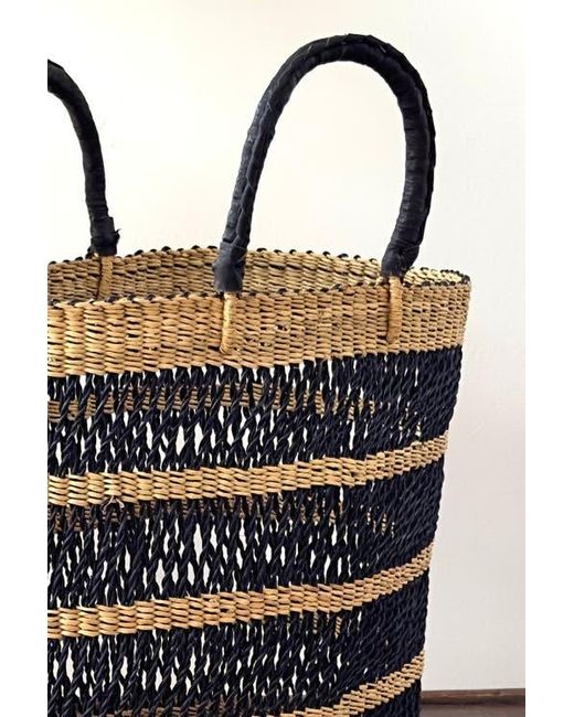 Mbare Black String Basket Tote