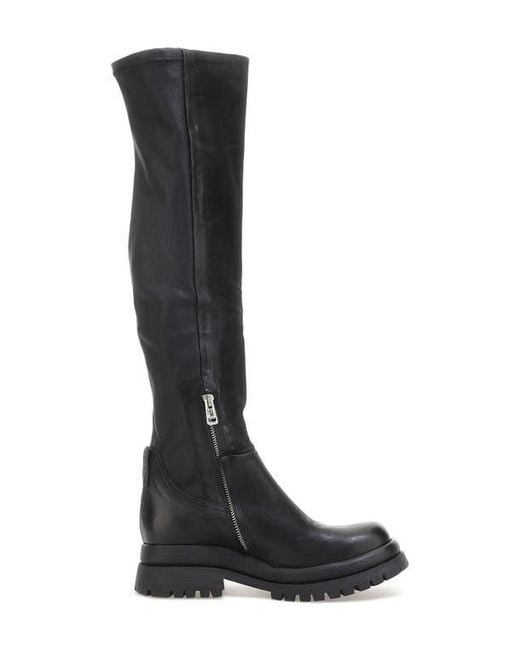 A.s.98 Blue Devy Over The Knee Boot