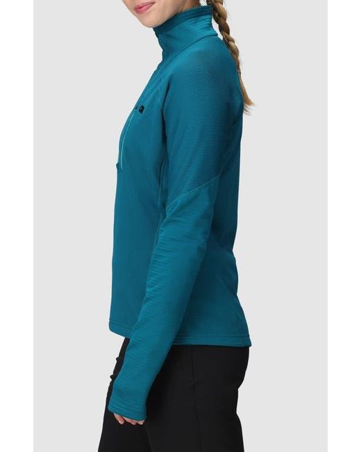 Outdoor Research Blue Deviator Fleece Half Zip Pullover