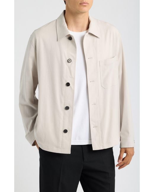 Theory Natural Performance Shirt Jacket for men