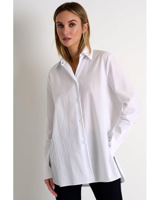 Shan White Poplin Shirt Tunic