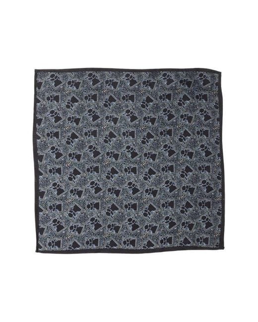 Cufflinks Inc. Black Grogu Silk Pocket Square for men