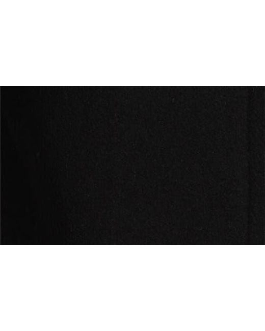 Fleurette Black Zoey Stand Collar Wool Car Coat