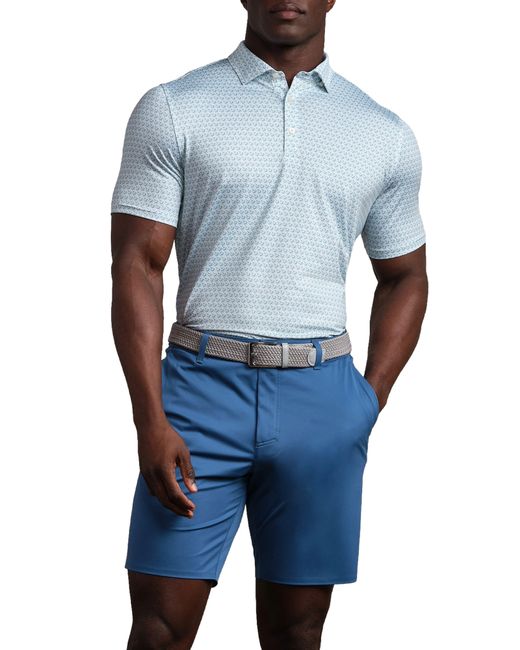 Rhone Blue Drive Time Performance Polo for men