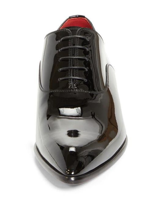 Christian Louboutin Pelvis Pointed Toe Oxford in Black for  display picture 2