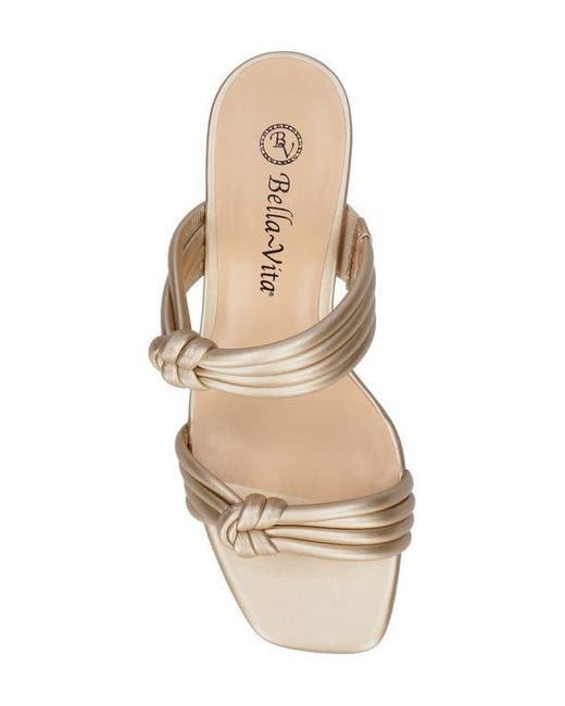 Bella Vita Danville Slide Sandal in Natural Lyst