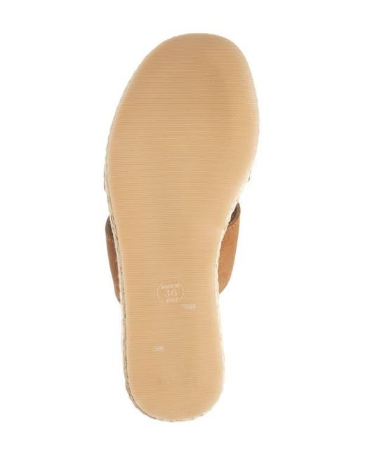 Chocolat Blu Brown Jamie Platform Wedge Sandal