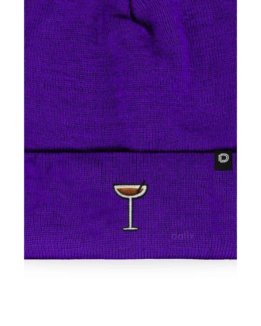 Alix Purple Espresso Martini Beanie Cap