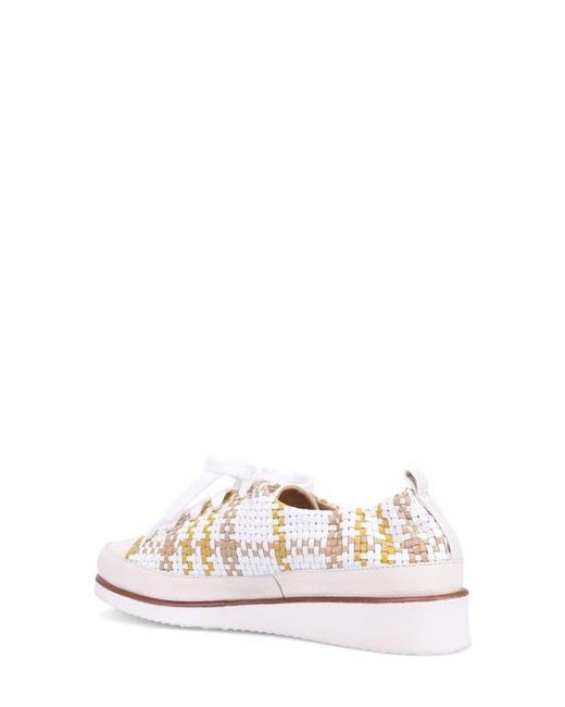 Ron White White Nova Woven Low Top Sneaker