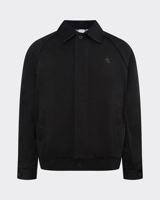 le PERE Black Harrington Jacket for men