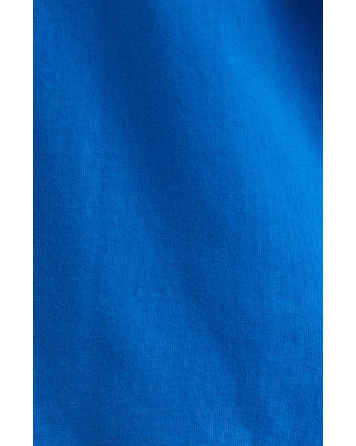 Off-White c/o Virgil Abloh Blue Embroidered Bandana Arrow Cotton Skate T-shirt for men