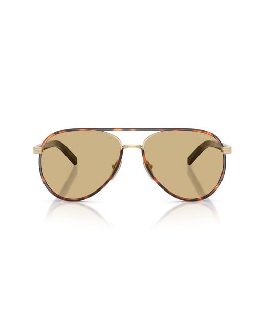 Prada Natural 59Mm Pilot Sunglasses