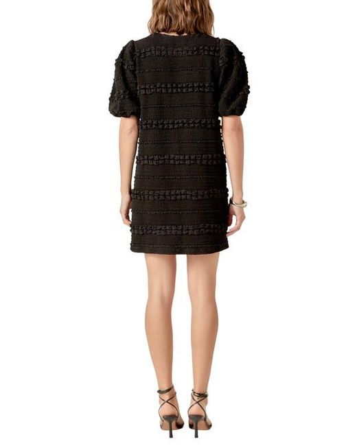 English Factory Black Smocked Minidress