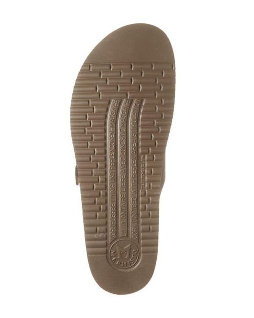 Mephisto Brown Helen Toe Loop Sandal