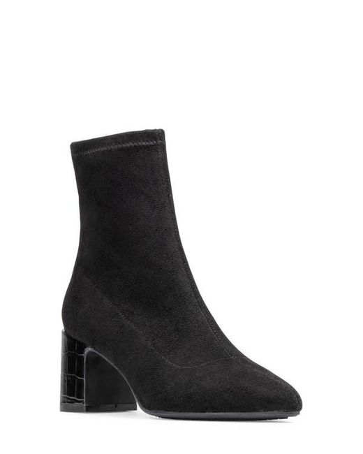 Donald J Pliner Black Tomos Block Heel Bootie