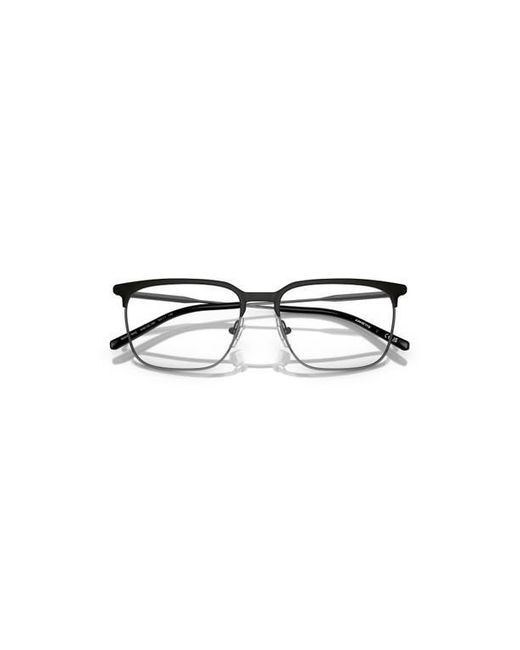 Arnette Black 53Mm Rectangle Optical Glasses for men