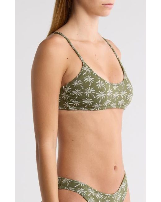 Lemlem Green Asha Bikini Top