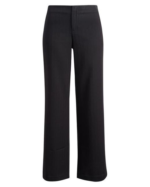 Reformation Black Vida Relaxed Fit Low Rise Pants