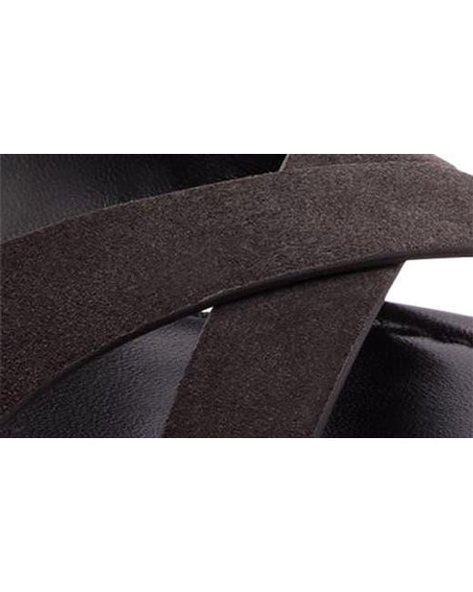 Stuart Weitzman Black Sai Slide Sandal