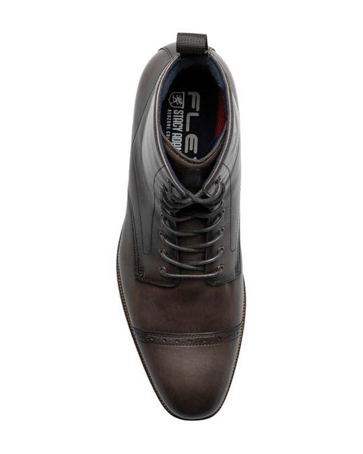 Stacy Adams Brown Henry Cap Toe Boot for men